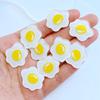 10Pcs New Kawaii Cute Shiny Egg / Duck Flat Back Acrylic Cabochons Scrapbooking DIY Jewelry Craft Decoration Accessorie
