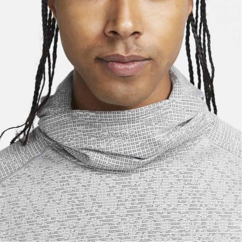 Nike American Vintage Color Block Hoodie Slim Fit Long Sleeve Sweatshirt Men Hoodies Gray DQ6524-010