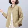 Mom's Pure Cotton Women's Spring Jacket Blouse - 2024 Style