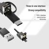 3-in-1 HD Endoscope 7mm Mobile Phone Probe Car Repair Borescope
