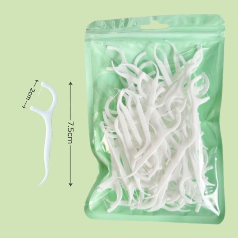 YS00111--100PCS tooth strip, deep clean floss, oral care, portable sanitary floss, daily travel