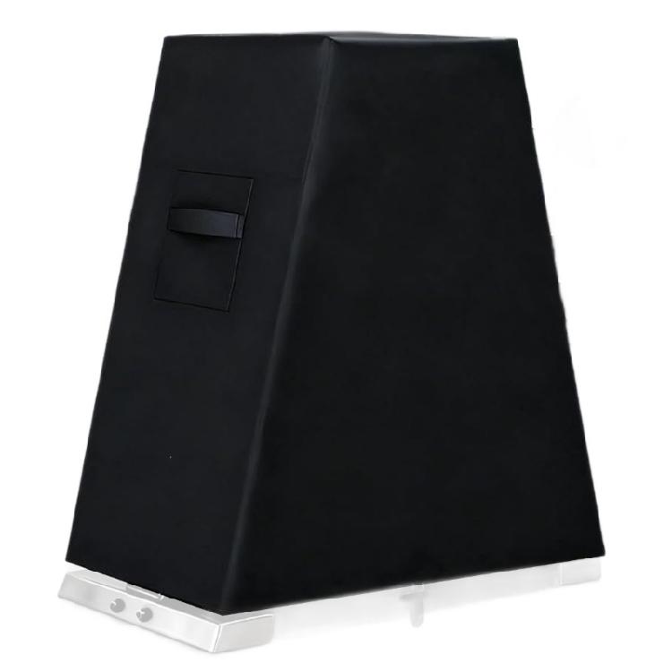 Black Dumbbells Stand Dust Cover for Training Spaces, Slip Over Oxford Fabric Cover That Helps Limit Direct Contacts with Settling Dust