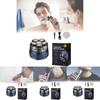 Electric Shaver With Magnetic Rotation Heads Rechargeable For Men Grooming