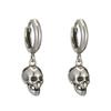 Gothic Exaggeration Skull Earrings for Men and Women Personality Punk Couple Earrings Fashion Halloween Zircon Gifts Wholesale
