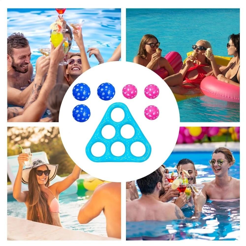 Triangle Shape Inflatable Ring Toss Toy PVC Material Inflatable Pool Toys Fun Water Games  Outdoor