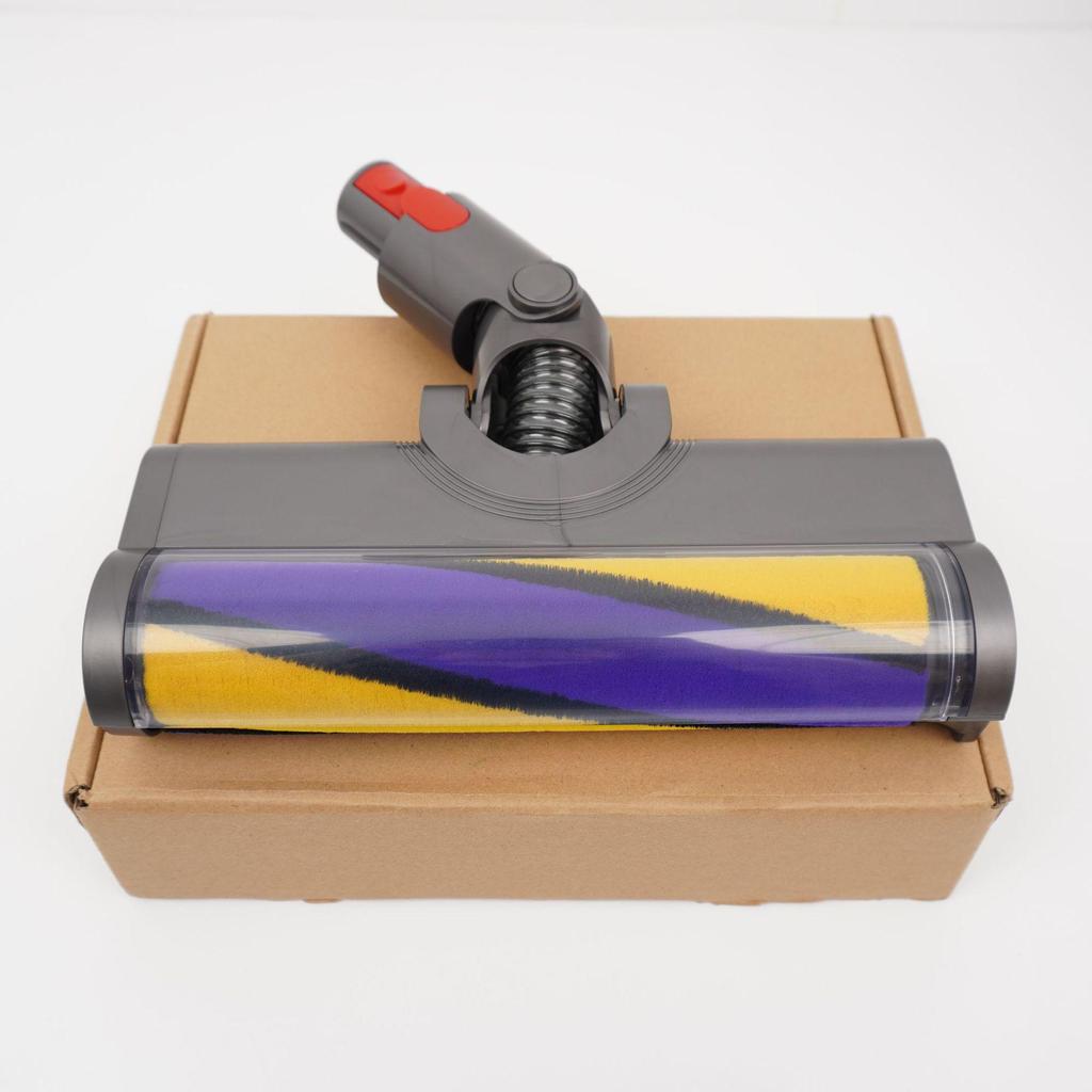 Compatible Dyson V8/V7 Soft Velvet Floor Brush with Green Light Dust Revealing Lamp for G5 Vacuum.