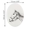 Haflinger – Commemorative plaque with a photo of a horse, tombstone plaque with a print | Art-Dog