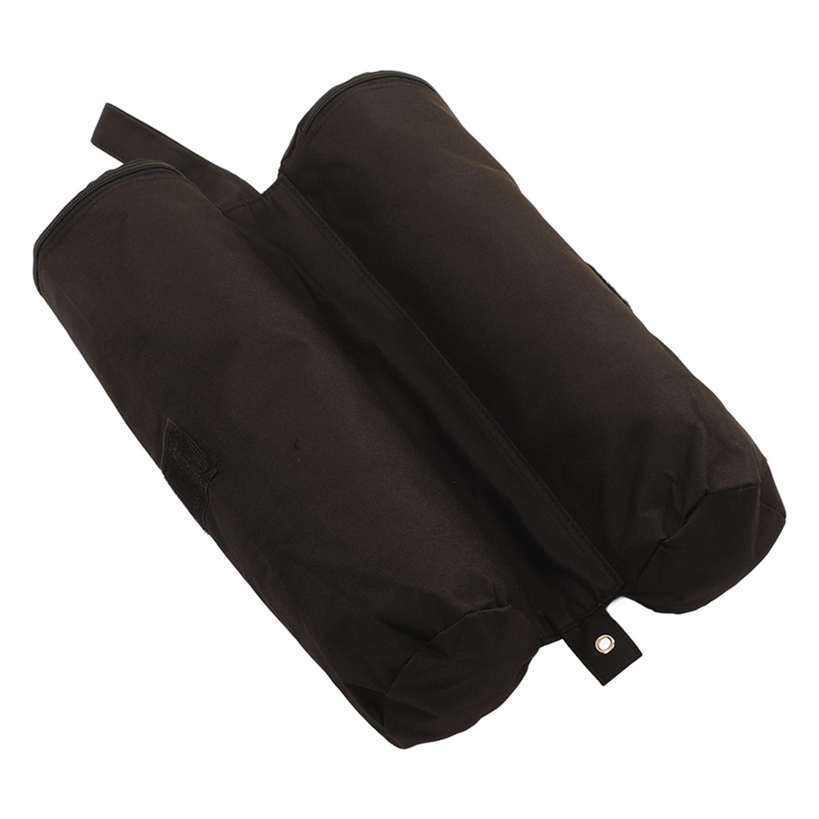 

Мішок-обтяжувач для намету-альтанки, 600D Оксфордська тканина, Стійкий до стирання, Вітрозахисний, Сумка для обтяження ніжок намету для навісу, Чорний чорний