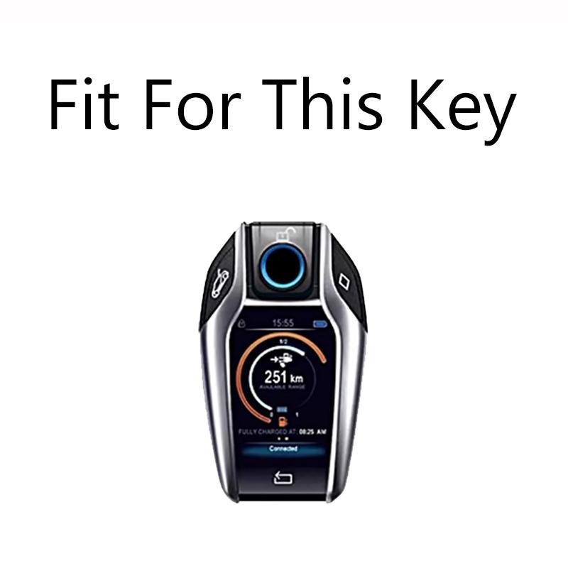 Zinc Alloy Car Key Case LED Display For BMW 5 7 Series G11 G12 G30 G31 G32 i8 I12 I15 G01 X3 G02 X4 G05 X5 G07 X7 Accessories