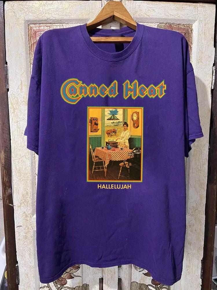 Canned Heat Band Hallelujah Album Purple T Shirt Full Size S5XL T472 Unisex T-Shirt S