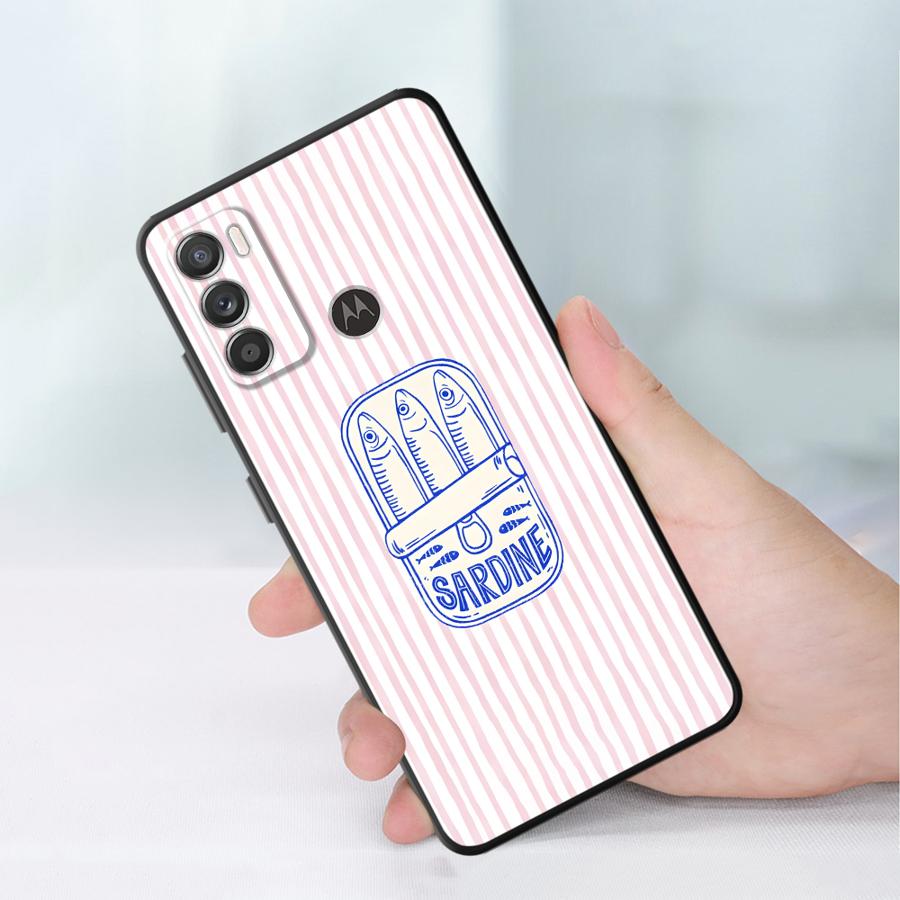 Case for Motorola Moto G50 G60s G32 G51 G73 G52 Edge 20 Pro 30 Lite G71 G53 G30 G22 Edge40 Phone Cover Cartoon Creative Fish