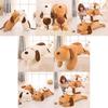 Cute And Plush Soft Sleeping Dog Toy Pillow For Kids With Adorable Cartoon Design