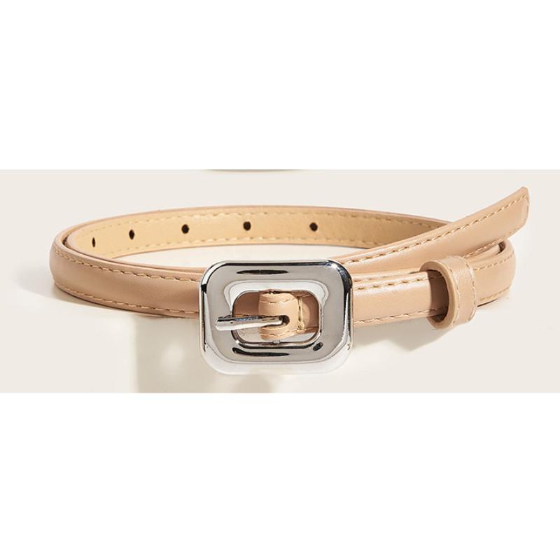 Pu Fashion Womens Leather Belt With Alloy Buckle For Casual Office Wear Fashion