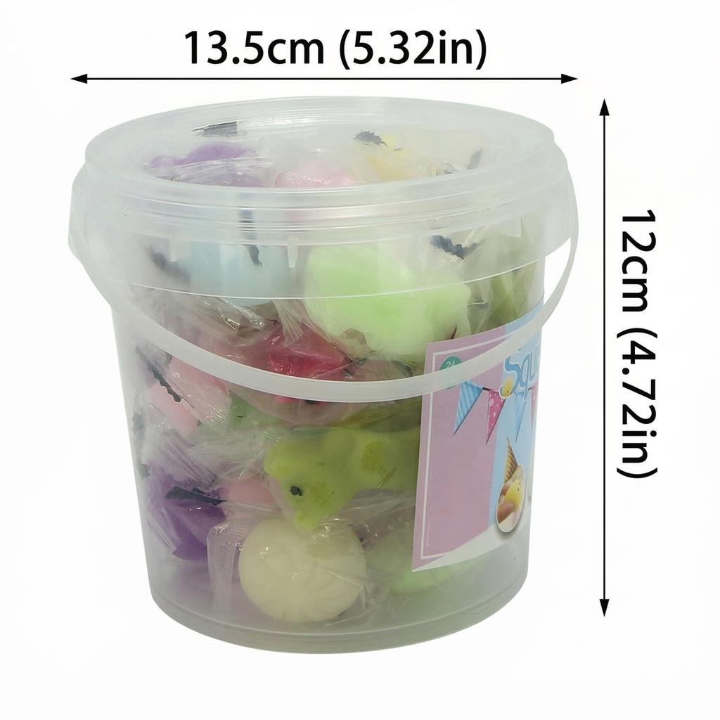 Squishies Mochi Squishy Toys Favors Party For Kids Mini Kawaii Animals Stress Relief Squishy Pack Squishys With Storage Box