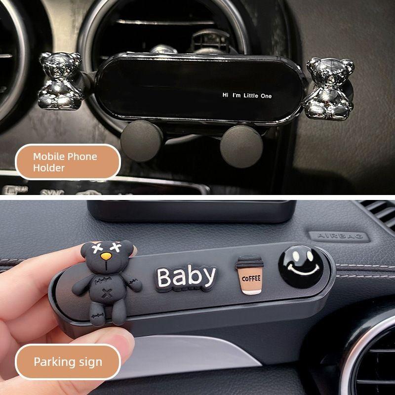 Cute Car Phone Holder for Navigation, Dedicated Car Mount, Female Air Vent Phone Holder