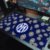 Inter Mailand Farbe Mauspads Großes Gaming-Tischkissen Rutschfeste Laptop-Tablet-Große Mauspads XXL-Matten Mini-PC-Spielmatte Mit Verriegeltem Rand