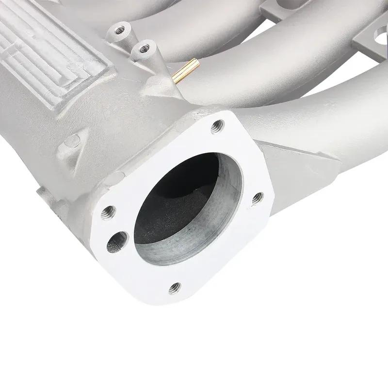 Vysoce výkonný sací potrubí Černá Stříbrná Vhodné Pro Honda Civic Řada D del Sol CRX 88-00 Díly motoru