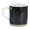 Kaneshotouki Detective Conan Made In 024178 Black Mug, Approx. 8cm, Monochrome, Sato, Japan,