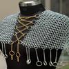 Silver Valkyrie Chainmail Armor Set for Women  Edgy Festival Outfit, Cosplay Costume,  Body Armor, Statement Top And Skirt