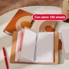 High-Appearance-Level Cash Storage Book Folder, Large-Capacity Multi-Functional Storage Book