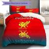 Liverbird logo  Pattern Bedding Quilt Set Quilt Cover Pillowcase Home Decoration Birthday Gift (1 * duvet cover + 2 * pillowcase, without core)