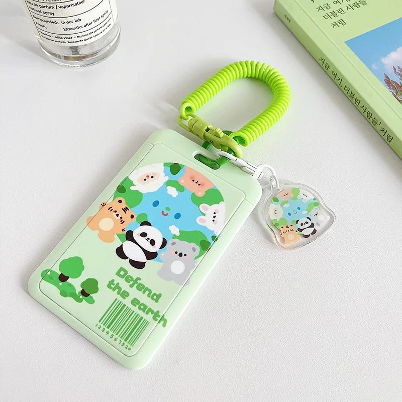 Cute Tulip Cartoon Korean Photo Card Holder Idol Photocard Holder Srudent ID/Bus/Bank Card Case Girls School Stationery