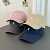 Fashion Hat Minimalist Embroidery Letter S Baseball Cap Children's New Soft Top Wide Brim Fashion Shade Couple Cap