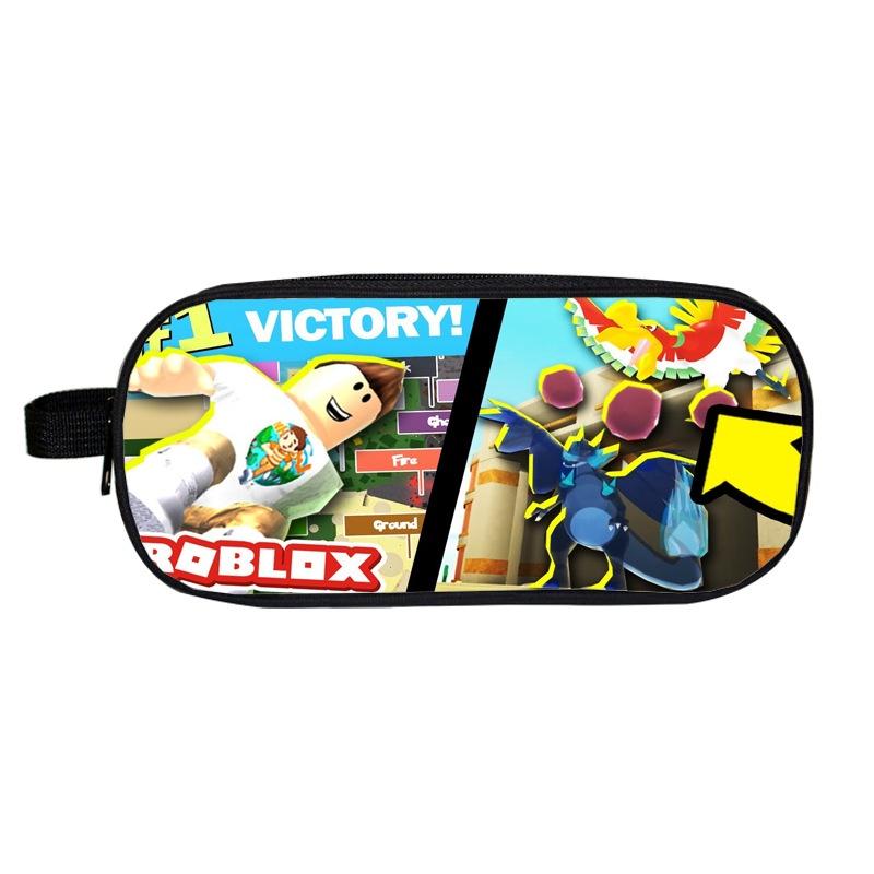 Roblox Cartoon Pencil Case For Boys And Girls With Durable Material**