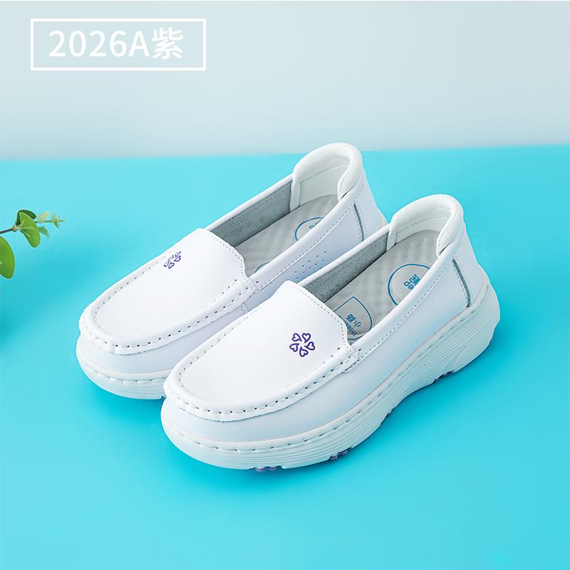 Nurse shoes spring and summer soft sole white breathable not tired foot hospital shoes
