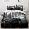 Sports Car Duvet Cover Sets Full Size,2/3 Piece Race Car Bedding Sets with Pillowcases for Teens Boys 2/3pcs Polyester Quilt Cover Gift