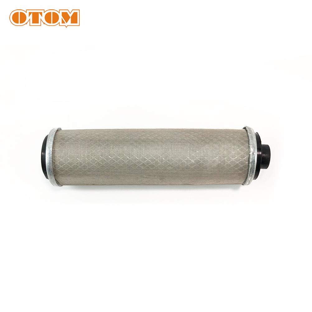OTOM Motorcycle Oil Filter Coarse Filtration Cover Kit Engine Fine For ZONGSHEN ZS177MM NC250 NC450 KAYO K6 T6 Pit Dirt Bike