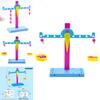 Ensemble de Matériaux Modèle d'Assemblage Balance d'Expérience Scientifique Jouet Puzzle pour Enfants Éducatif