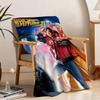 B-BackS To The F-FutureS Movie Blanket Soft Warm Furry Throw Super Kids Toys Bed Sofa Car Cradle