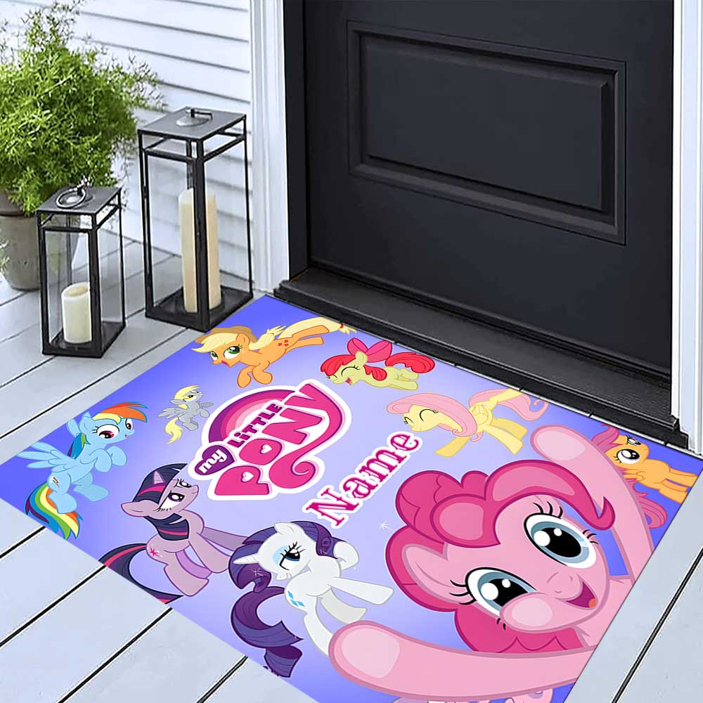 Little Pony (17) Customize your name rug, office chair cushion, home bedroom living room gift.