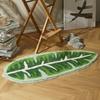 Nordic Plant Leaves Tufted Carpet Bathroom Non-slip Mat Bathroom Living Room Bedroom Opposite Sex Mat
