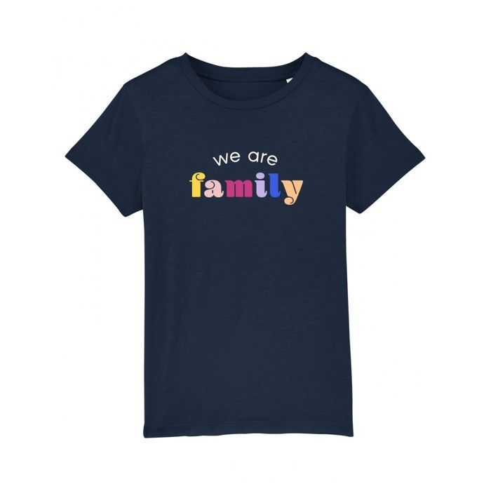 We Are Family - TSHIRT GARÇON WE ARE FAMILY BLEU 10 ans