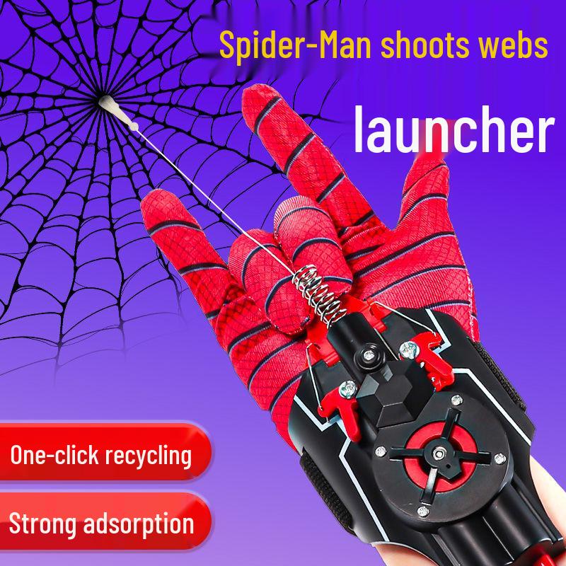 

Spider Silk Launcher Toy for Kids - Electric Black Technology Gift