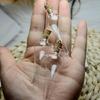 DIY Glass Bottle Necklace with Cork Stopper Wishing Potion Lucky Charm Choker