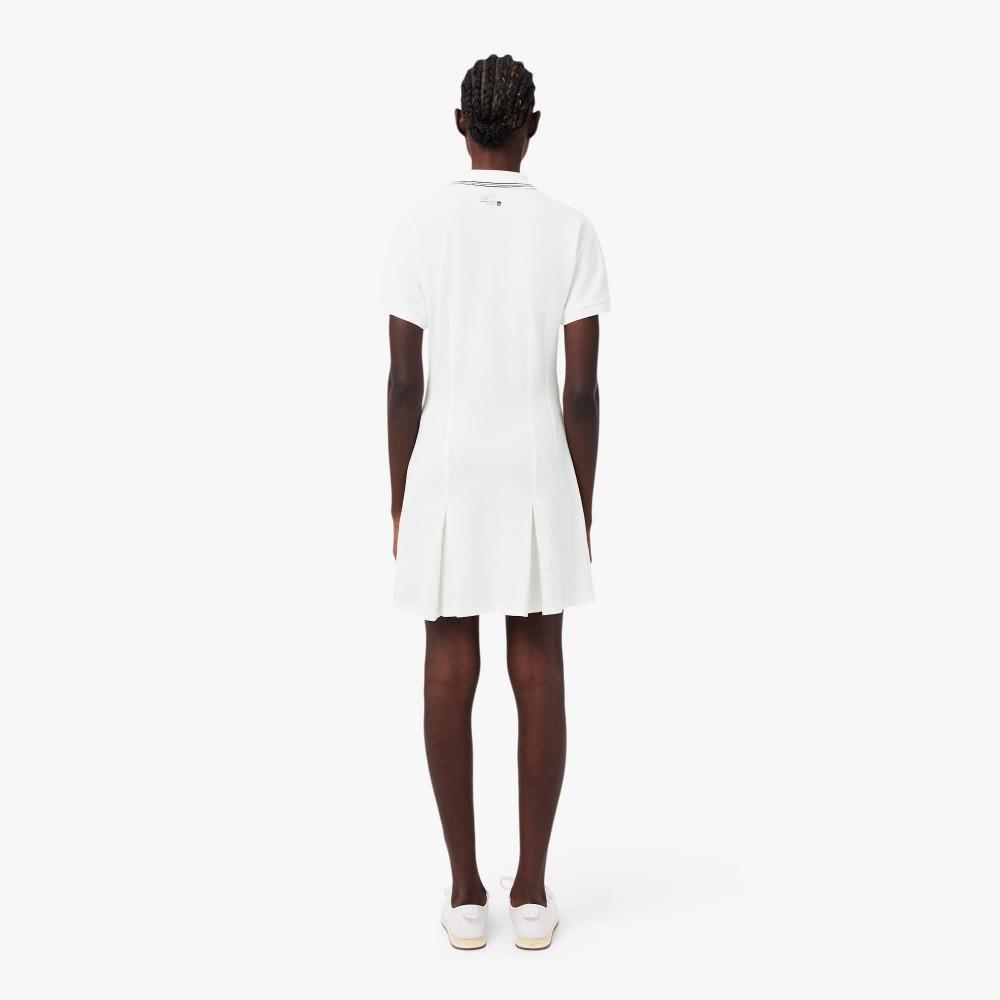 [lacoste] Women's Miami Open Short Sleeve Piqué Dress EF0437-56G70V