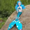 Colorful 45cm Mermaid Doll 11 Movable Joints Bjd Doll Set  (with Lights and Music)