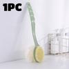 2-in-1 Bath Soft Brush Long Handle Shower Body Brush Back Scrubber Anti Slip with Hanging Hole for Body Bathroom Shower Cleaning