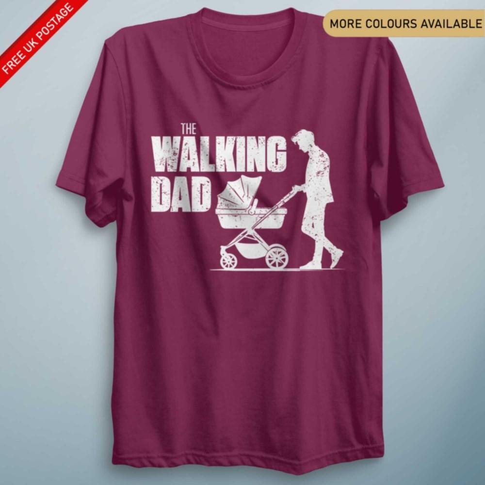 The Walking Dad Parody Father Son Fathers Day Unisexs TShirt Halloween Costume Tee