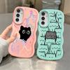 Hülle für Samsung Galaxy A13 A16 A21s A14 A12 A11 A52 A15 Weiche Handyhülle A23 A53 A04 A03 A33 A06 A22 A05 Cartoon Süße Katze
