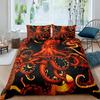 Octopus Bedding Set Twin Octopus Tentacles Bed Duvet Cover Sea Animals Comforter Cover Ocean Theme Quilt Cover With 2 Pillowcase