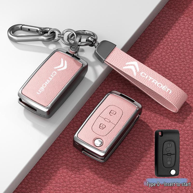 Car Key Cover & Buckle for Citroen C3XR, C4L, Tianyi, C5, C4 Sega, Elysee, C6 Models