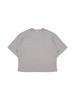 Maebeolig Frame Waffle Oversized Plain T-Shirt Gray