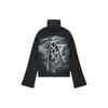 WE11DONE FW23 Pattern Printed Stand Collar Long Sleeve Sweater Unisex Sweater Black WD-KT3-23-647-U-GY