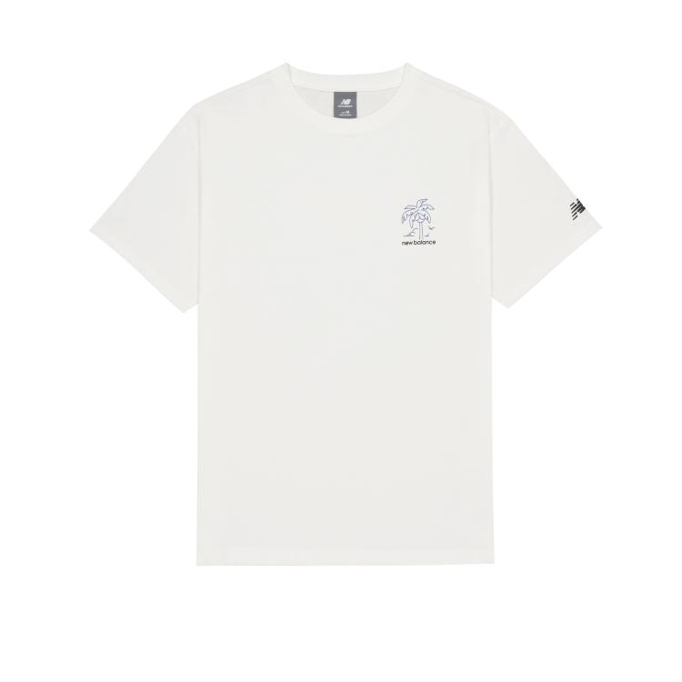 New Balance T Shirt Men s White AMT52385-WT 2XL 185