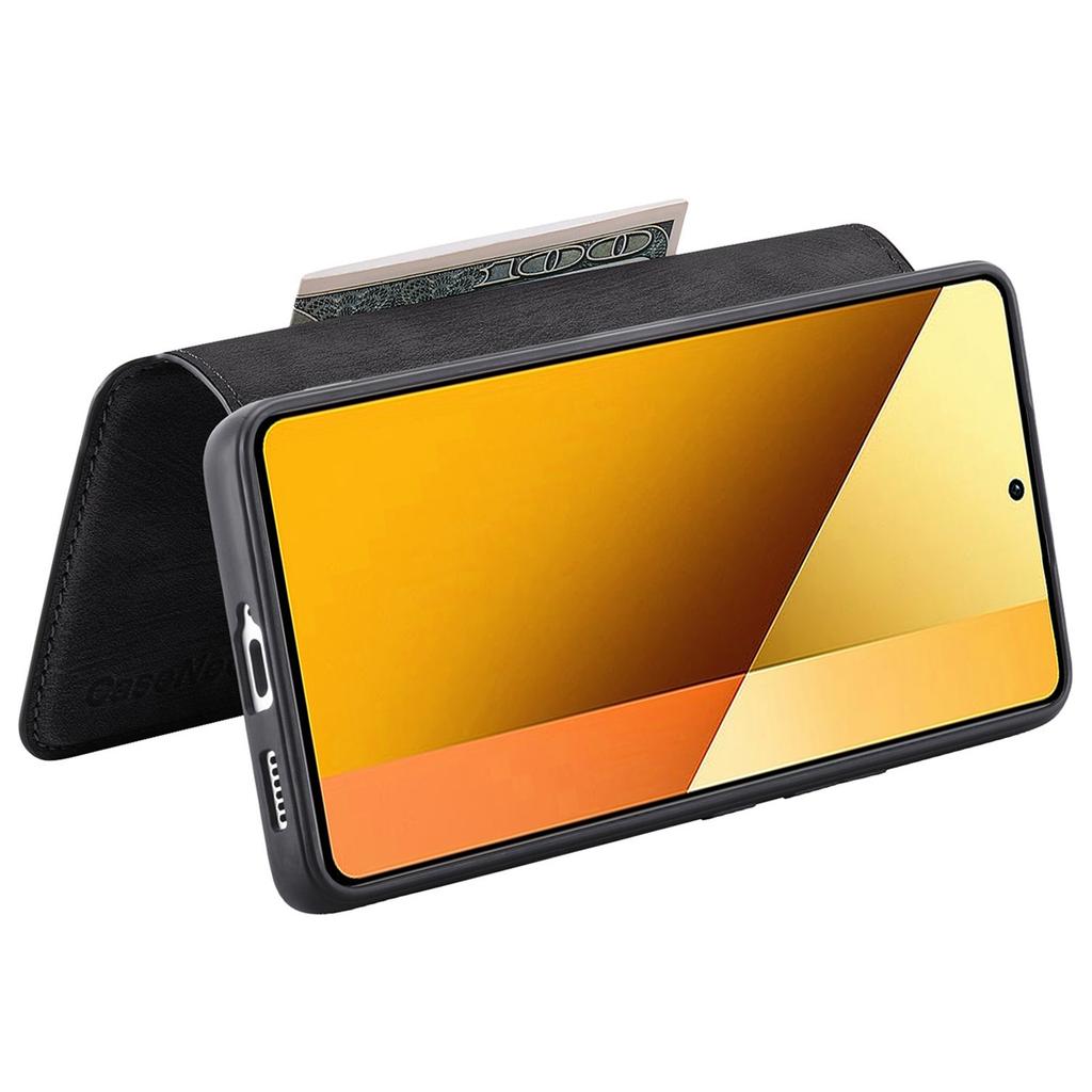 For Xiaomi Redmi Note 13 5G Magnetic Case CASENEO Detachable Leather Phone Wallet Cover