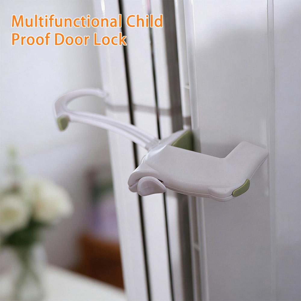 Easy To Install Child Proof Door Stop Portable Pinch Guard Guard Door Lock  For Hotel